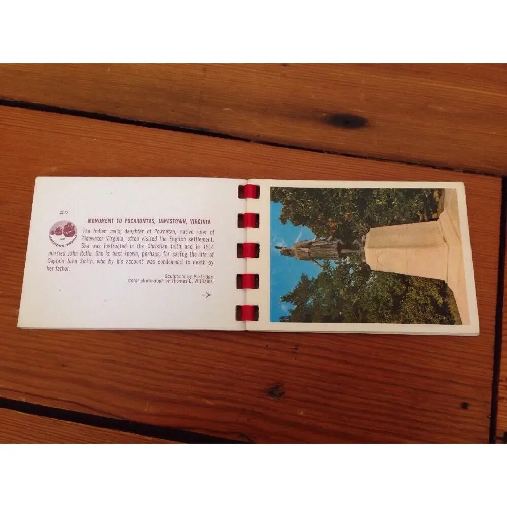 Vintage Historic Jamestown Virginia VA Tourism Color Picture Souvenir Booklet
